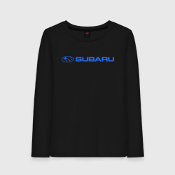 Женский лонгслив хлопок Subaru 3