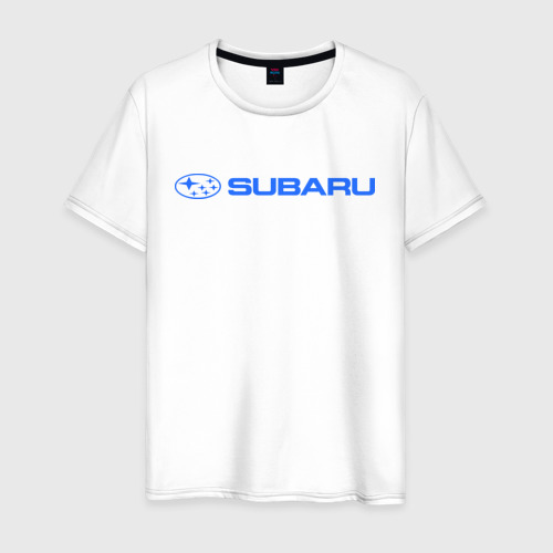 Мужская футболка хлопок Subaru 3