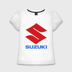 Женская футболка хлопок Slim Suzuki