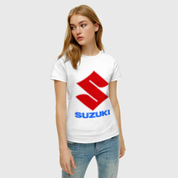 Женская футболка хлопок Suzuki - фото 2