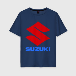 Женская футболка хлопок Oversize Suzuki