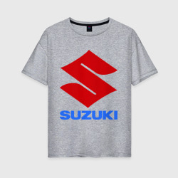 Женская футболка хлопок Oversize Suzuki