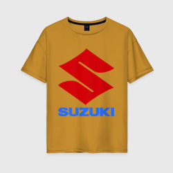 Женская футболка хлопок Oversize Suzuki