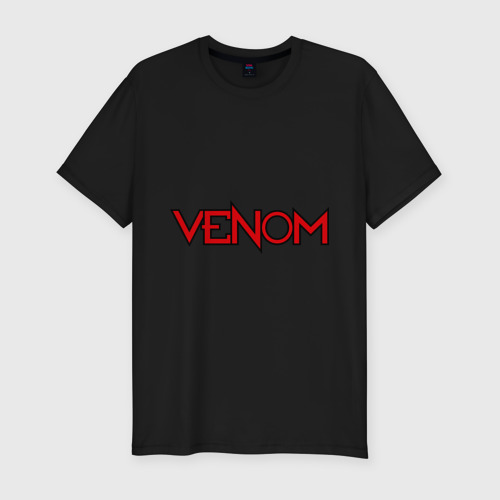 Мужская футболка хлопок Slim Venom Tuning parts, цвет черный