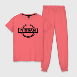 Женская пижама хлопок Nissan club