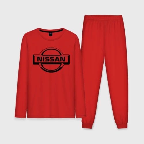 Мужская пижама с лонгсливом хлопок Nissan club
