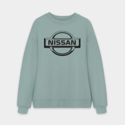 Мужской свитшот oversize без начеса хлопок Nissan club
