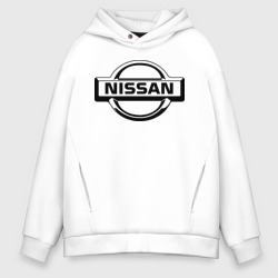 Мужское худи Oversize хлопок Nissan club