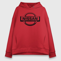 Женское худи Oversize хлопок Nissan club