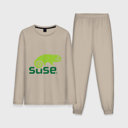 Мужская пижама с лонгсливом хлопок Suse