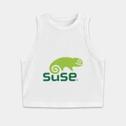 Женская укороченная майка-топ хлопок Suse
