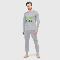 Мужская пижама с лонгсливом хлопок Suse - фото 2