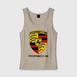 Женская майка хлопок Porsche 2