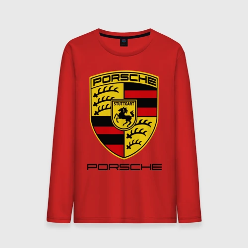 Мужской лонгслив хлопок Porsche 2