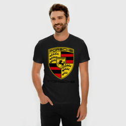 Мужская футболка хлопок Slim Porsche (2) - фото 2