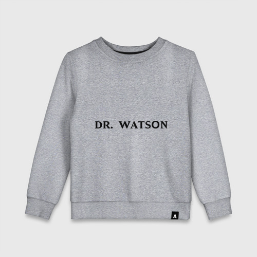 Детский свитшот хлопок Dr. Watson, цвет меланж