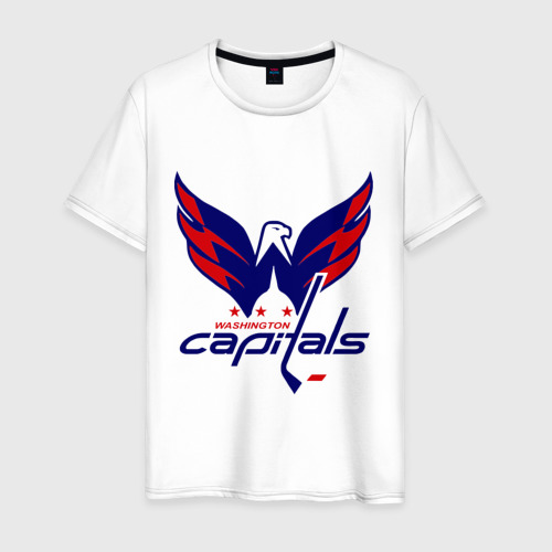 Мужская футболка хлопок Овечкин Washington Capitals