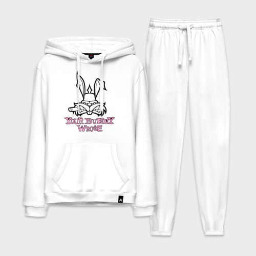 Мужской костюм хлопок с толстовкой Your Bunny Wrote