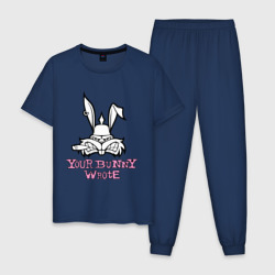 Мужская пижама хлопок Your Bunny Wrote