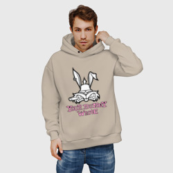 Мужское худи Oversize хлопок Your Bunny Wrote - фото 2