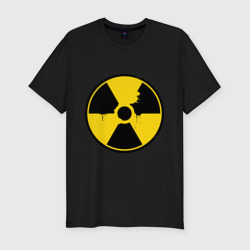 Мужская футболка хлопок Slim Радиоактивность