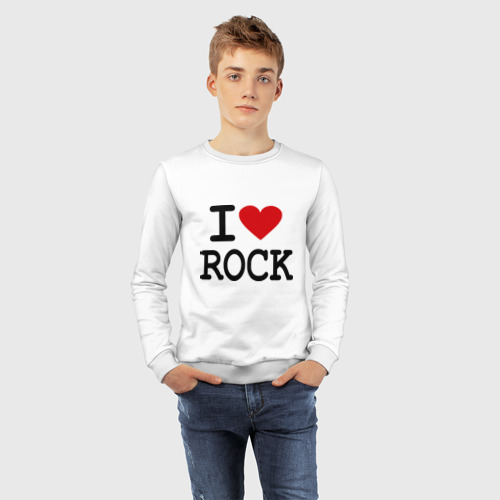 Детский свитшот хлопок I love Rock - фото 7