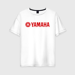 Женская футболка хлопок Oversize Yamaha