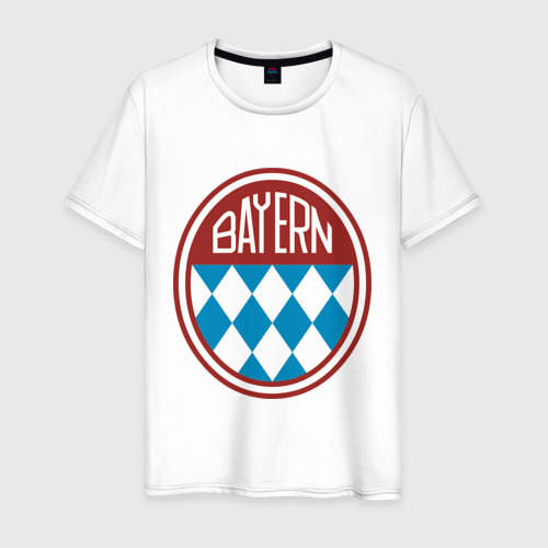 Мужская футболка хлопок Бавария (2), цвет белый