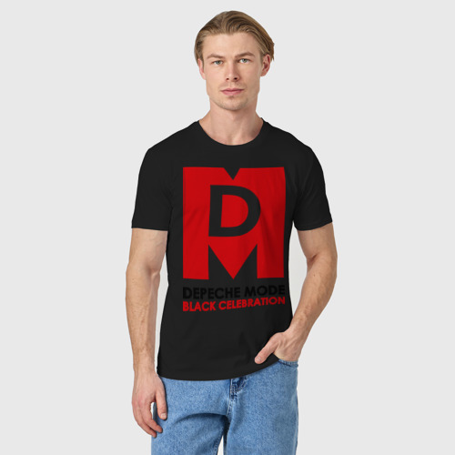 Мужская футболка хлопок Depeche Mode - Black Celebration, цвет черный - фото 3