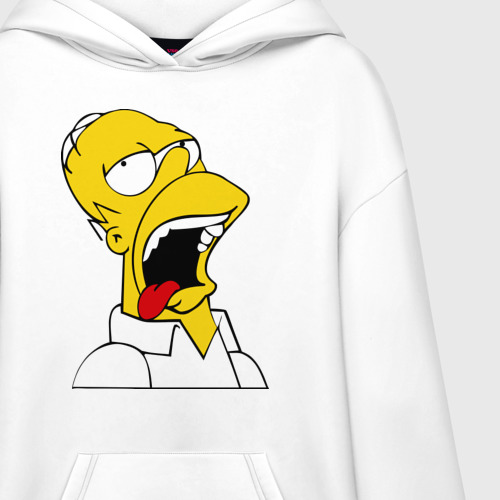 Худи SuperOversize хлопок Gomer Simpson 2 - фото 3