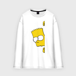 Мужской лонгслив oversize хлопок Bart Simpson 3