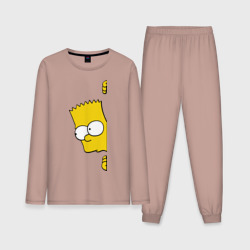 Мужская пижама с лонгсливом хлопок Bart Simpson 3