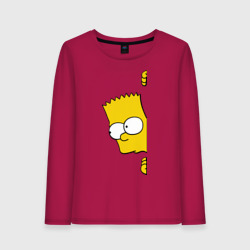 Женский лонгслив хлопок Bart Simpson 3