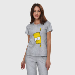 Женская пижама хлопок Bart Simpson 3 - фото 2