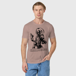 Мужская футболка хлопок Iron Maden с демоном - фото 2