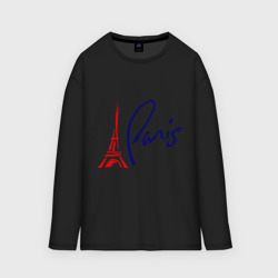 Мужской лонгслив oversize хлопок Paris 3