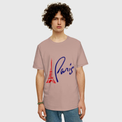 Мужская футболка хлопок Oversize Paris 3 - фото 2