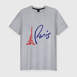 Мужская футболка хлопок Slim Paris 3