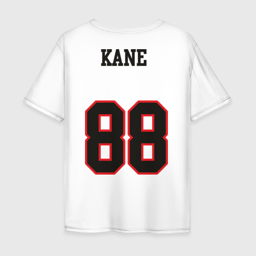 Мужская футболка хлопок Oversize Chicago Blackhawks Kane, цвет белый - фото 2