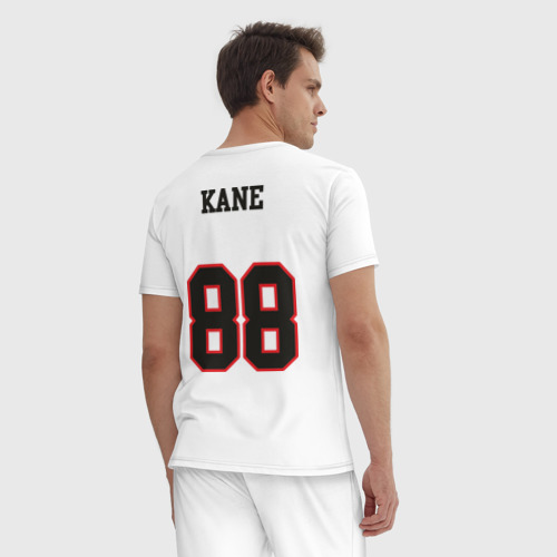 Мужская пижама хлопок Chicago Blackhawks Kane, цвет белый - фото 4