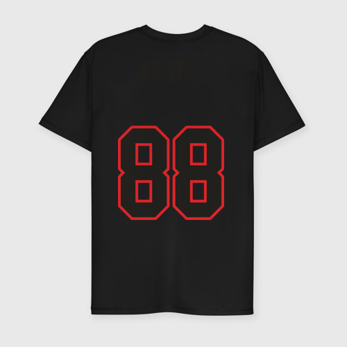 Мужская футболка хлопок Slim Chicago Blackhawks Kane, цвет черный - фото 2