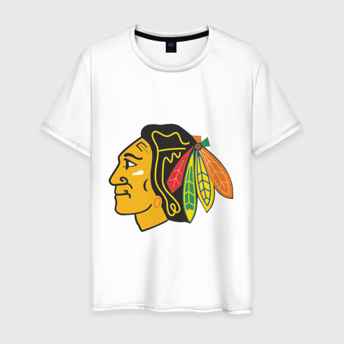 Мужская футболка хлопок Chicago Blackhawks Kane, цвет белый