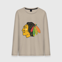 Мужской лонгслив хлопок Chicago Blackhawks