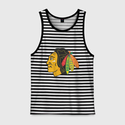 Мужская майка хлопок Chicago Blackhawks