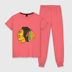 Женская пижама хлопок Chicago Blackhawks