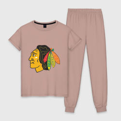 Женская пижама хлопок Chicago Blackhawks