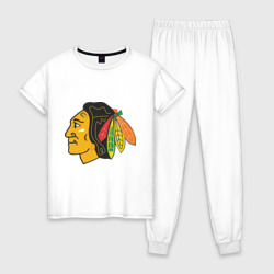 Женская пижама хлопок Chicago Blackhawks