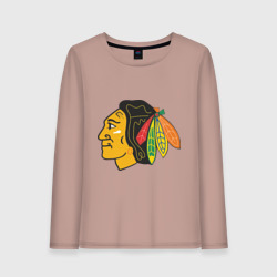 Женский лонгслив хлопок Chicago Blackhawks