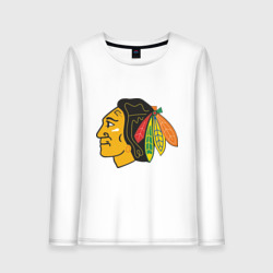 Женский лонгслив хлопок Chicago Blackhawks