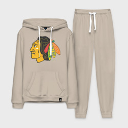 Мужской костюм хлопок с толстовкой Chicago Blackhawks